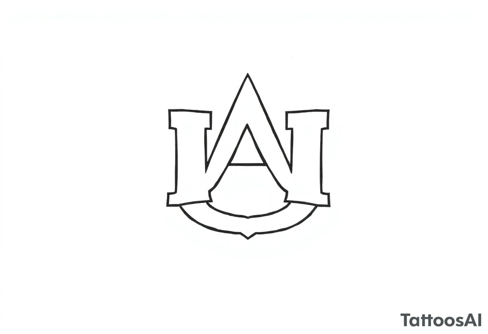Auburn symbol tattoo idea