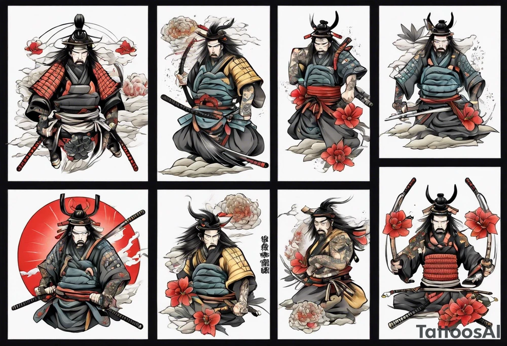 Samurai tattoo idea