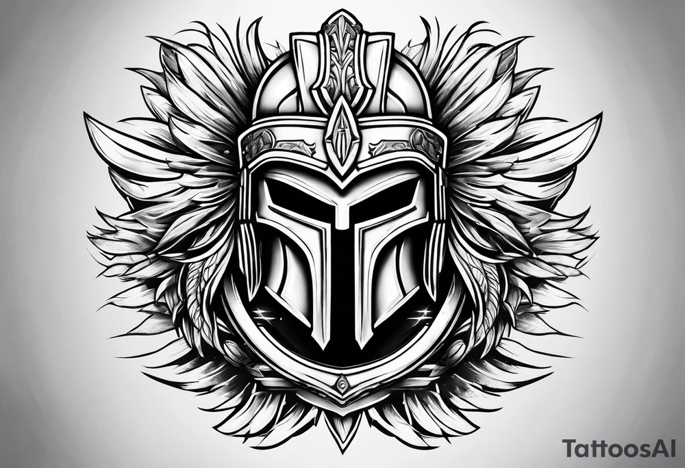 Spartan crest tattoo idea