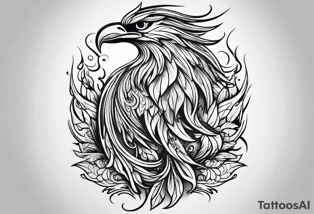 Phoenix tattoo idea