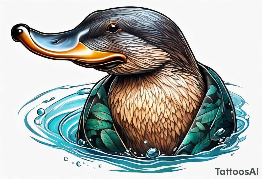 Platypus tattoo idea