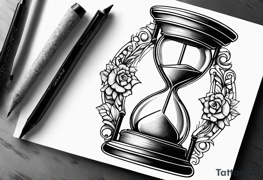 Hourglass tattoo idea