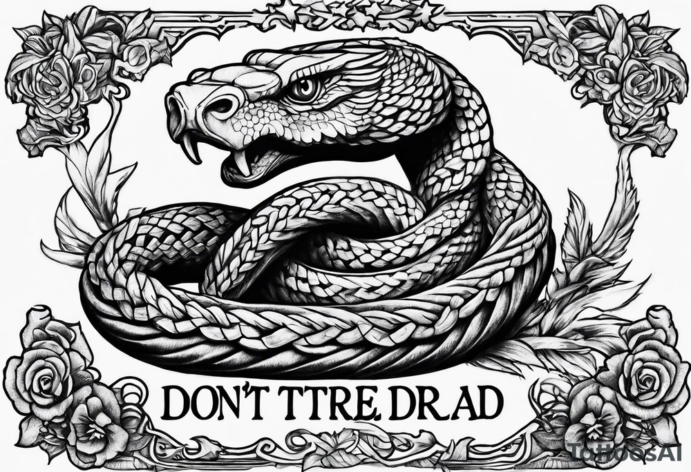 dont tread tattoo idea