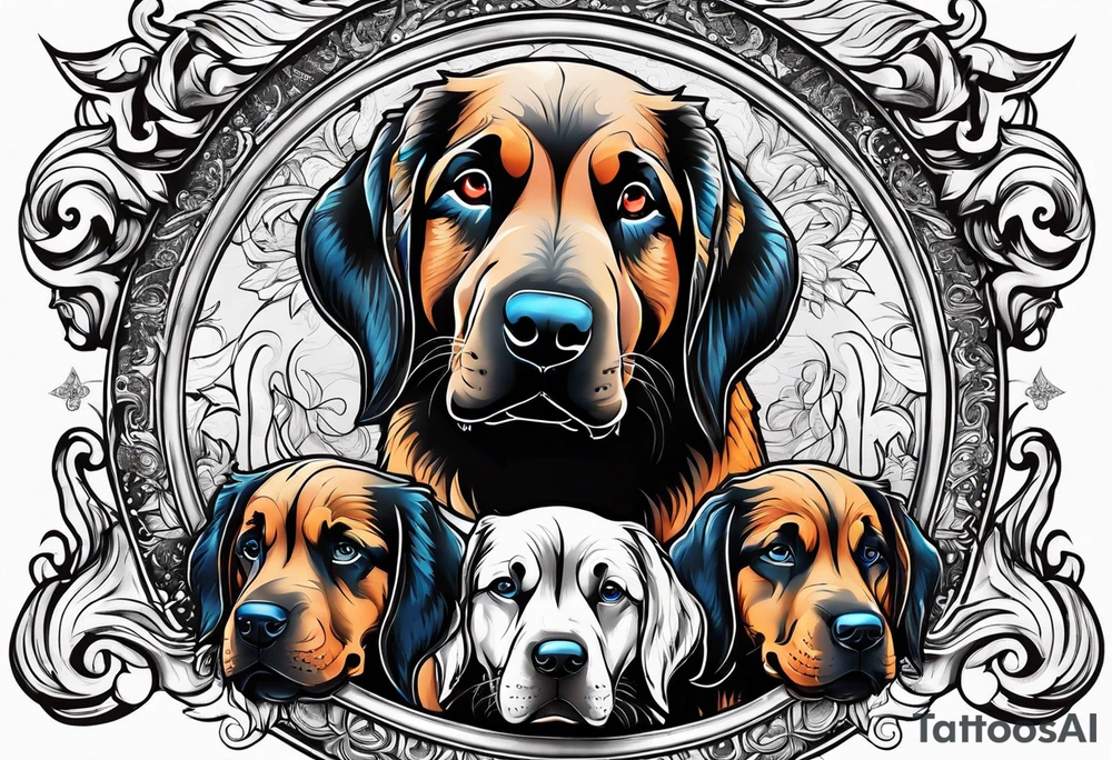 Curberus puppy tattoo idea