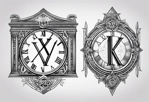 XIX roman numerals. tattoo idea