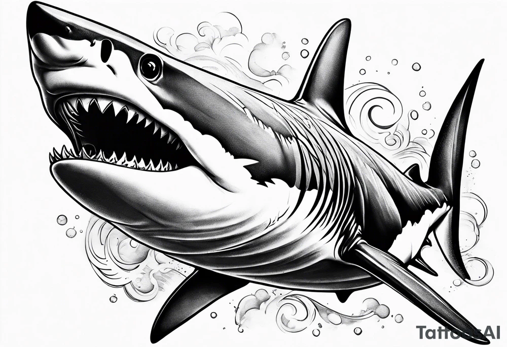 Shark tattoo idea
