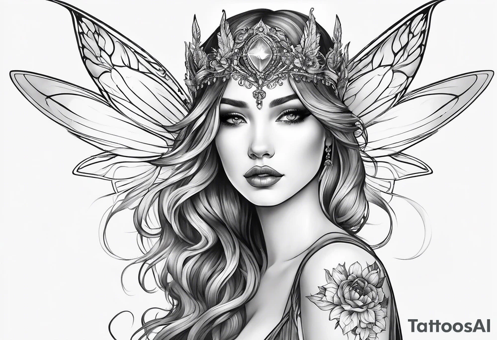 Fairy tattoo idea