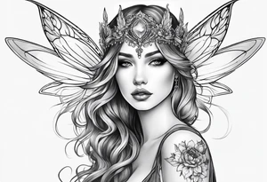 Fairy tattoo idea