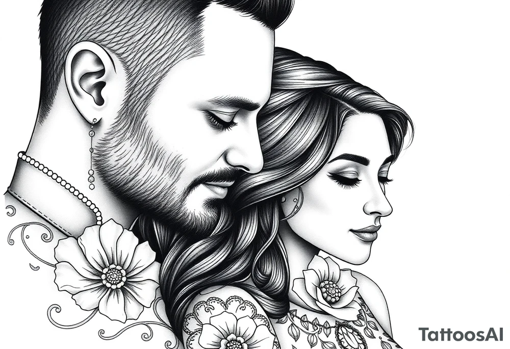 Give me an idea for couples tattoo idea