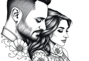 Give me an idea for couples tattoo idea