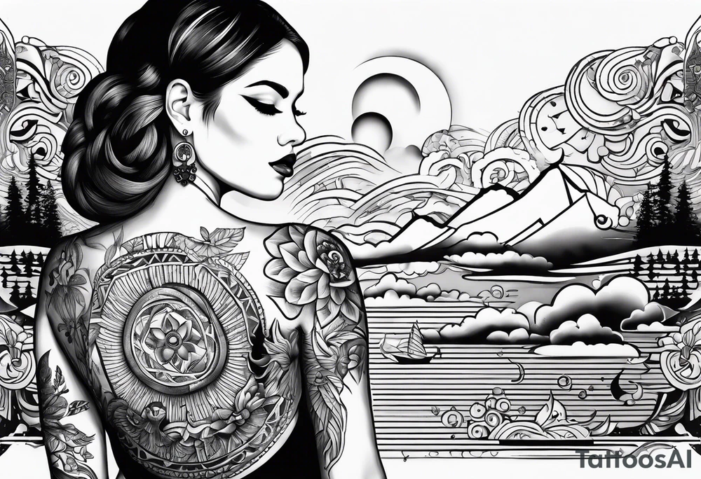 Something meaningful and sentimental, including the word Gizaagi’in tattoo idea