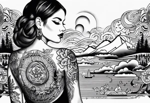 Something meaningful and sentimental, including the word Gizaagi’in tattoo idea