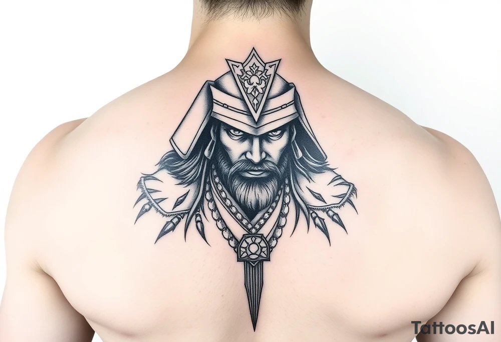 jesus samurai tattoo idea