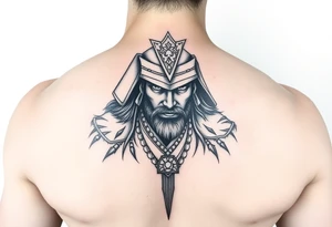 jesus samurai tattoo idea