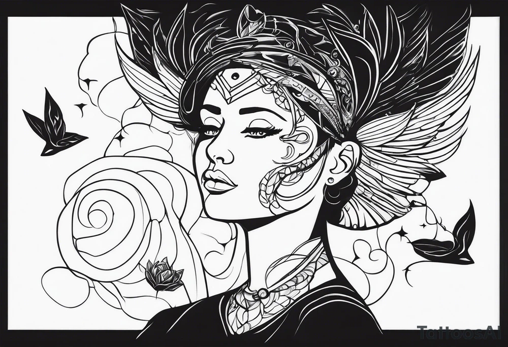 lucid dream tattoo idea