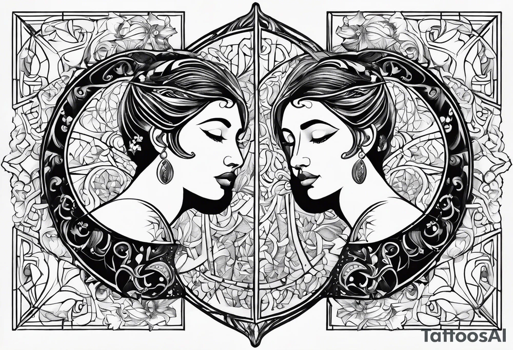 Gemini zodiac tattoo tattoo idea