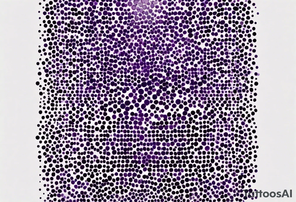 coding purple and black tattoo idea