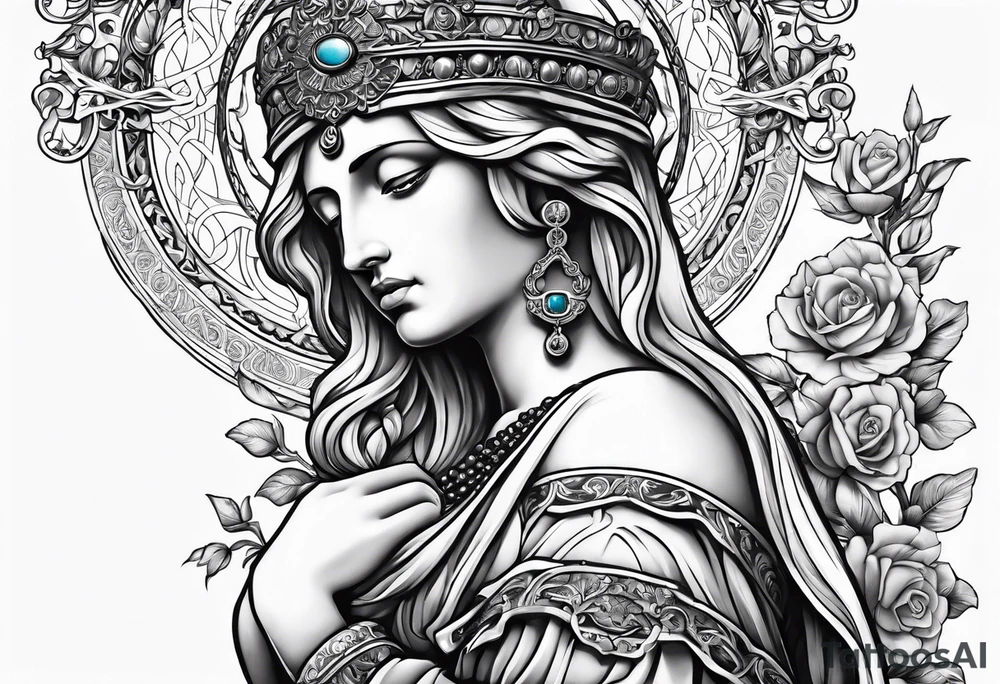 Rosary, Greek god tattoo idea