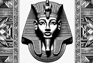 Pharaoh tattoo idea