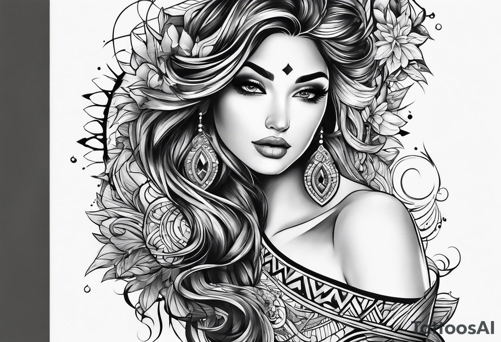 Galaxy shoulder tattoo tattoo idea