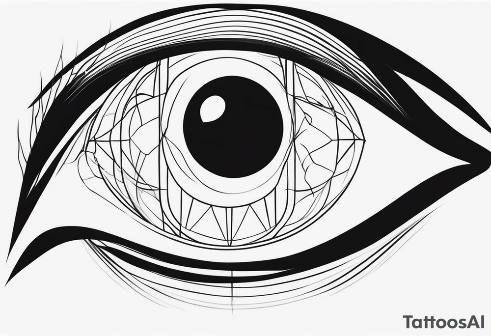 Surreal Eye tattoo idea