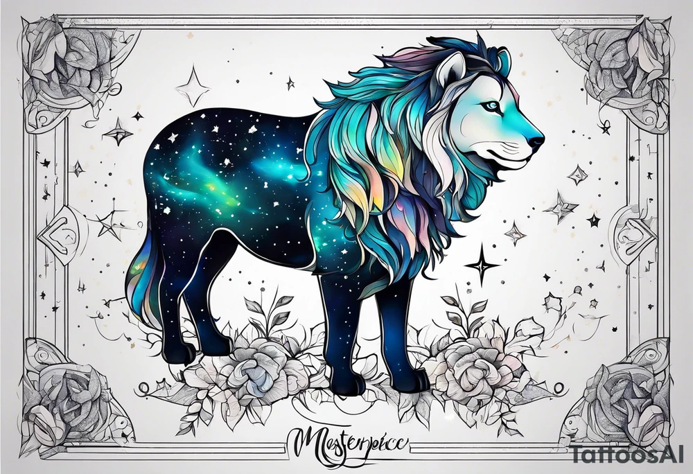 Constellation, animal, tattoo idea