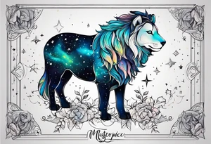 Constellation, animal, tattoo idea