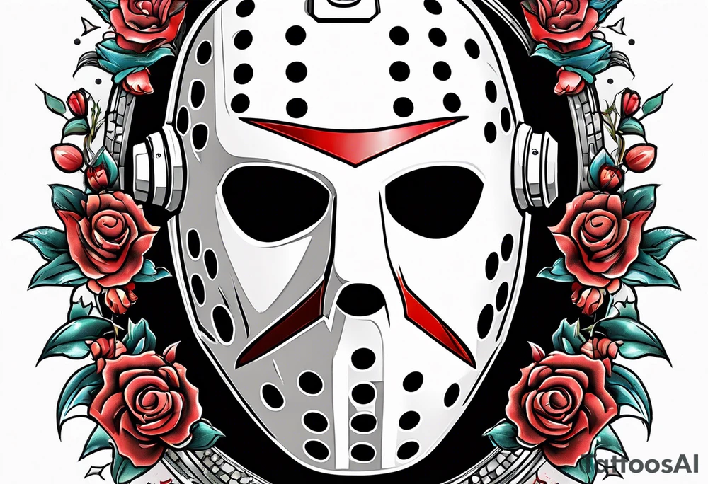 Friday the 13th Jason mask, Star Wars tattoo idea