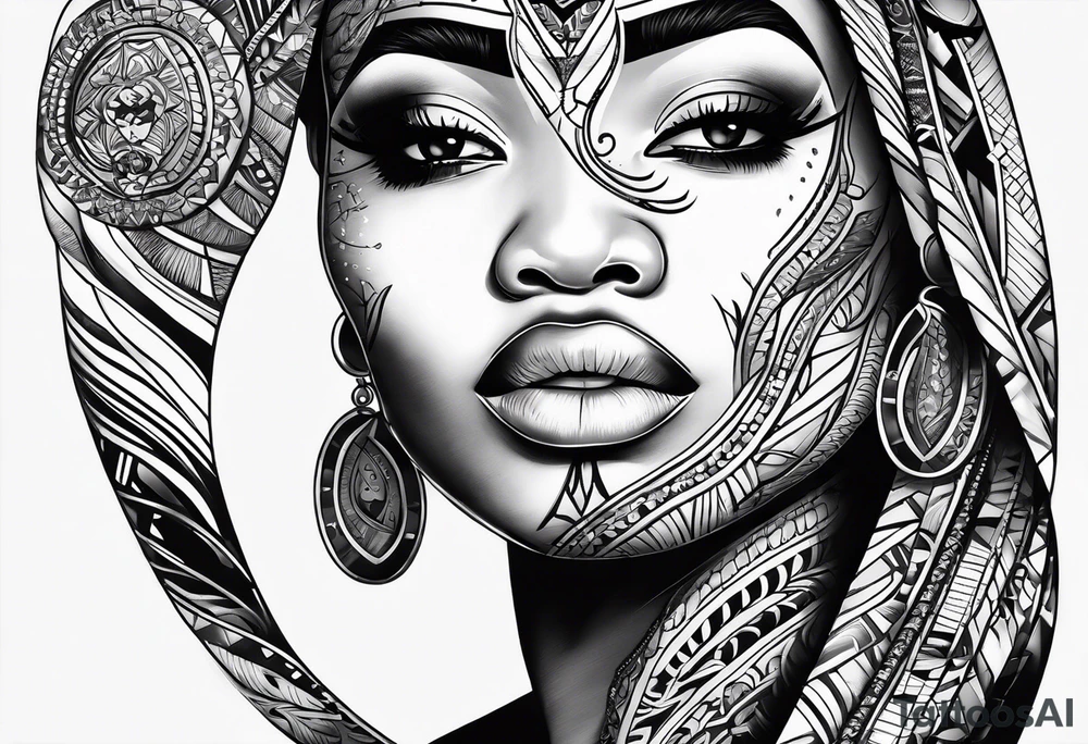 african tattoo idea