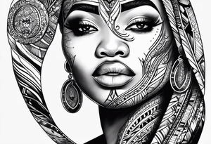african tattoo idea