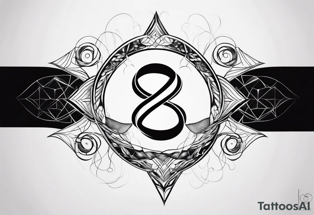 Combine infinity symbol and the earth in to a love couple tattoo tattoo idea