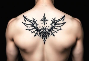 Sexy mysterious sternum tattoo small/medium size for women tattoo idea