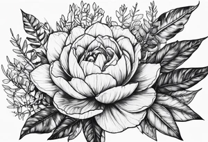 Plants tattoo idea