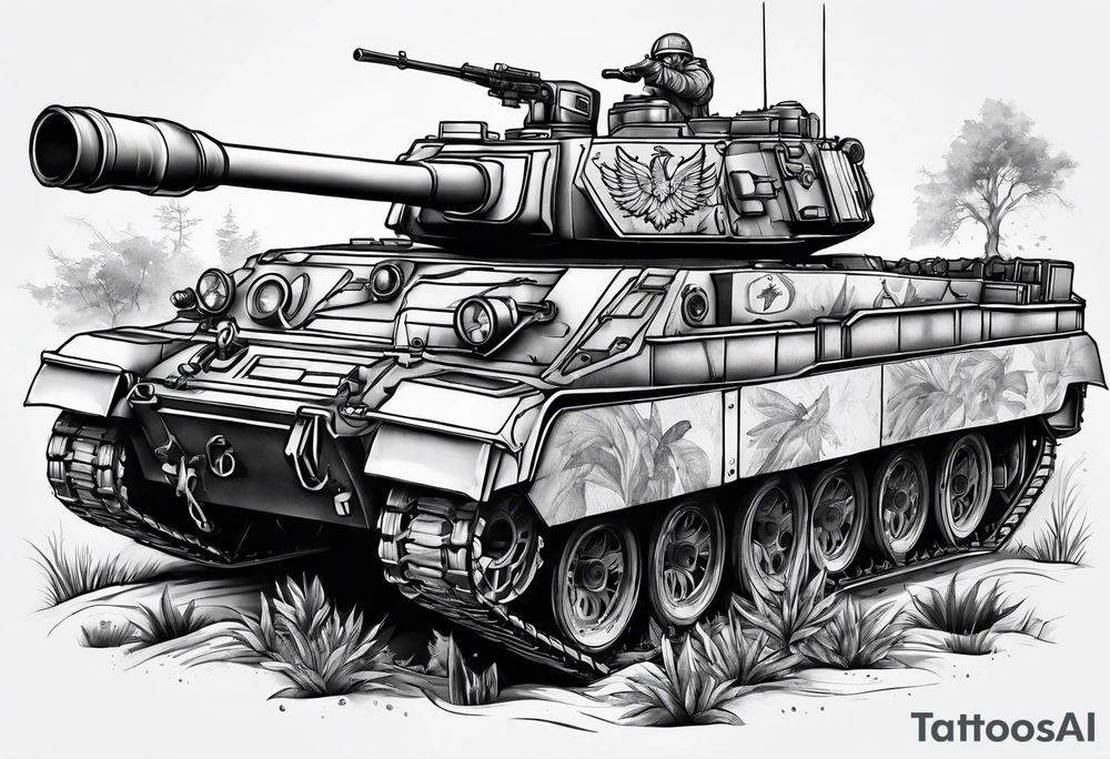 military for arm tattoo idea