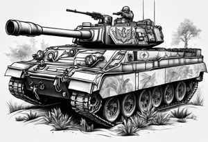 military for arm tattoo idea