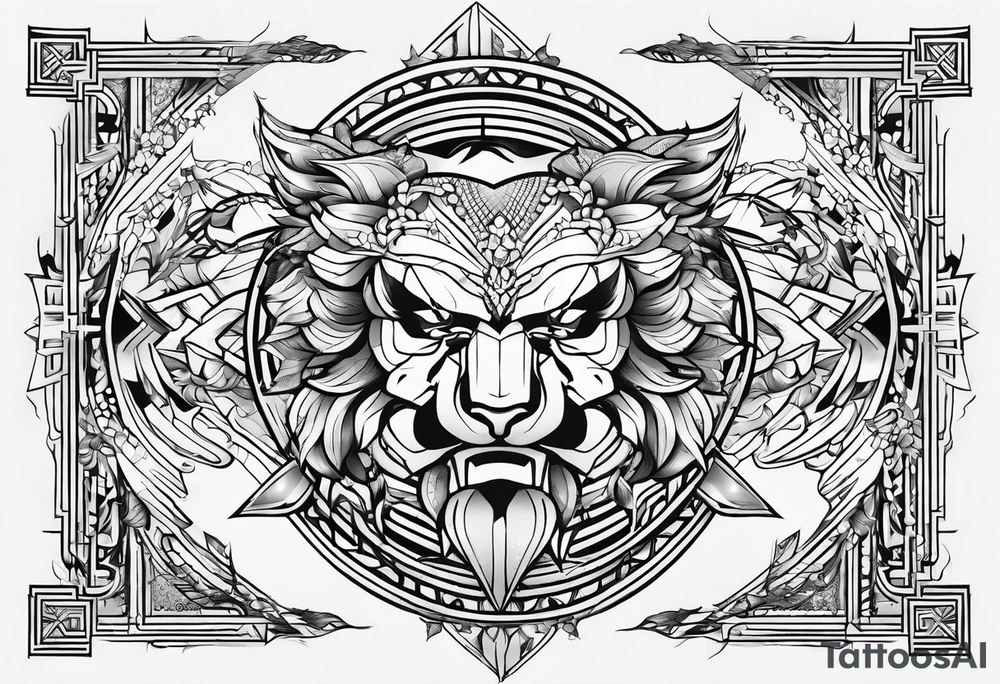 thunder tattoo idea