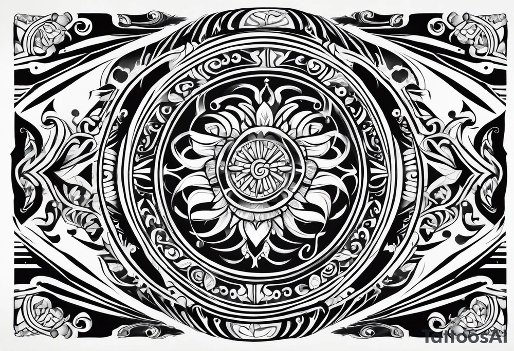 Patterns of Tribal tattoo idea