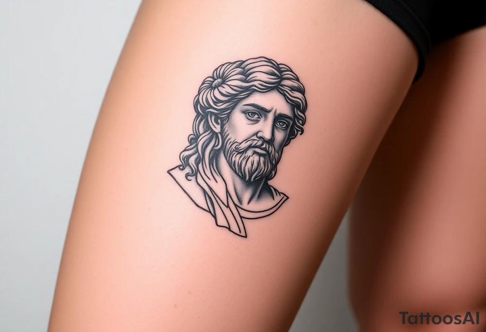 greek sculture tattoo idea