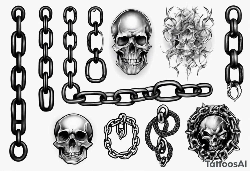 Chains tattoo idea