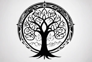 White tree of Gondor, star wars rebel symbol, doctor who tattoo idea