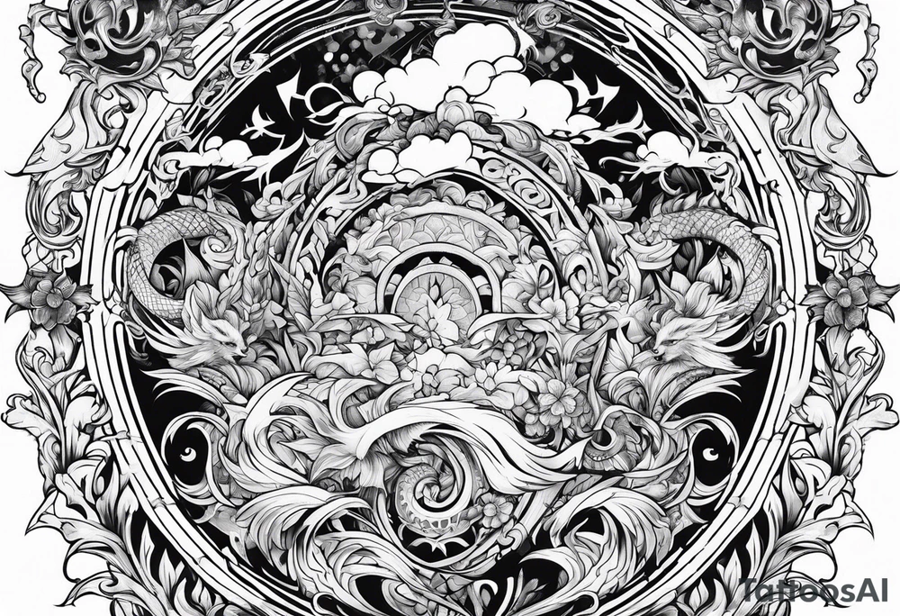 Final Fantasy XIV sleeve tattoo idea