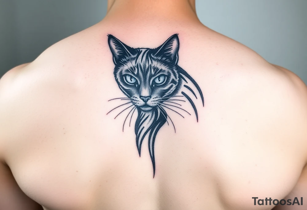 Black Cat tattoo idea