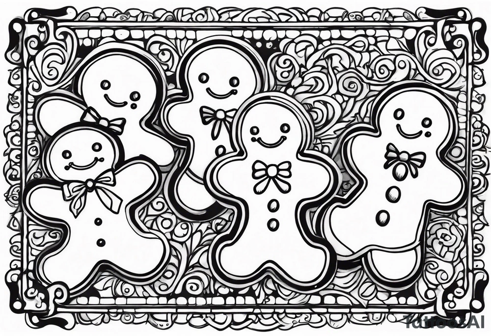 GINGERBREAD MEN tattoo idea