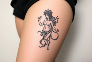 medusa greek goddess tattoo idea