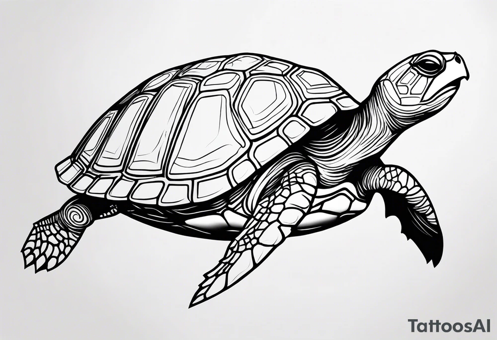 Turtle tattoo idea