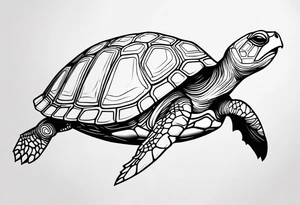 Turtle tattoo idea