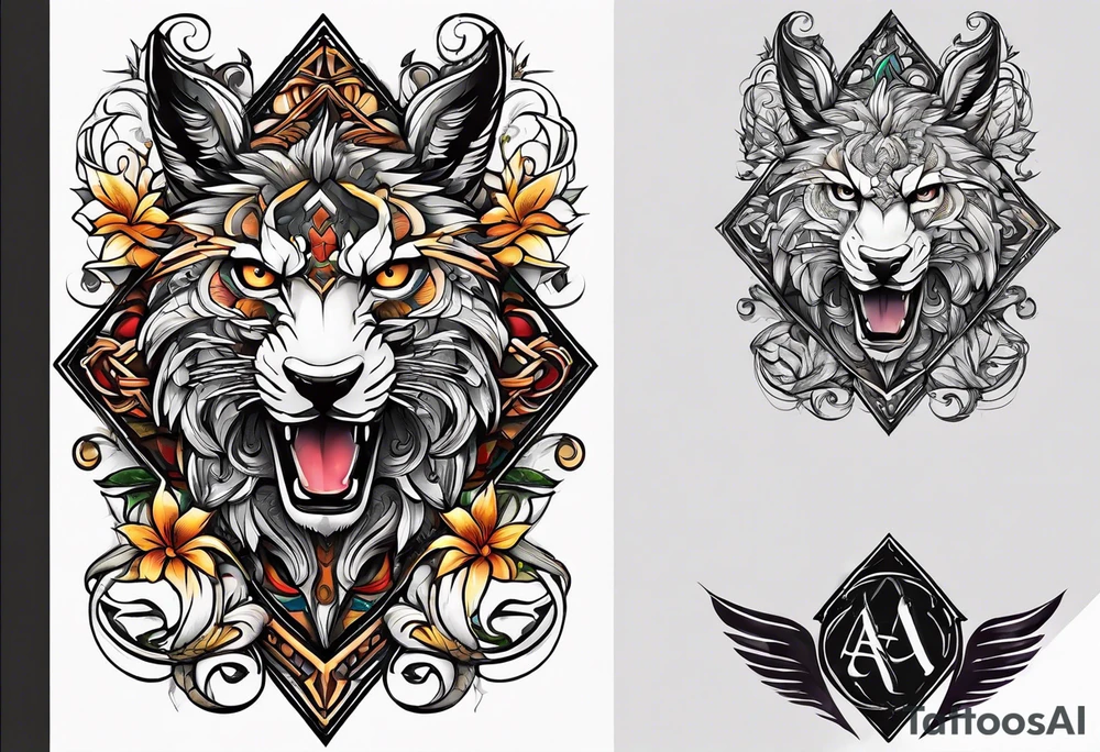 ank symbol tattoo idea