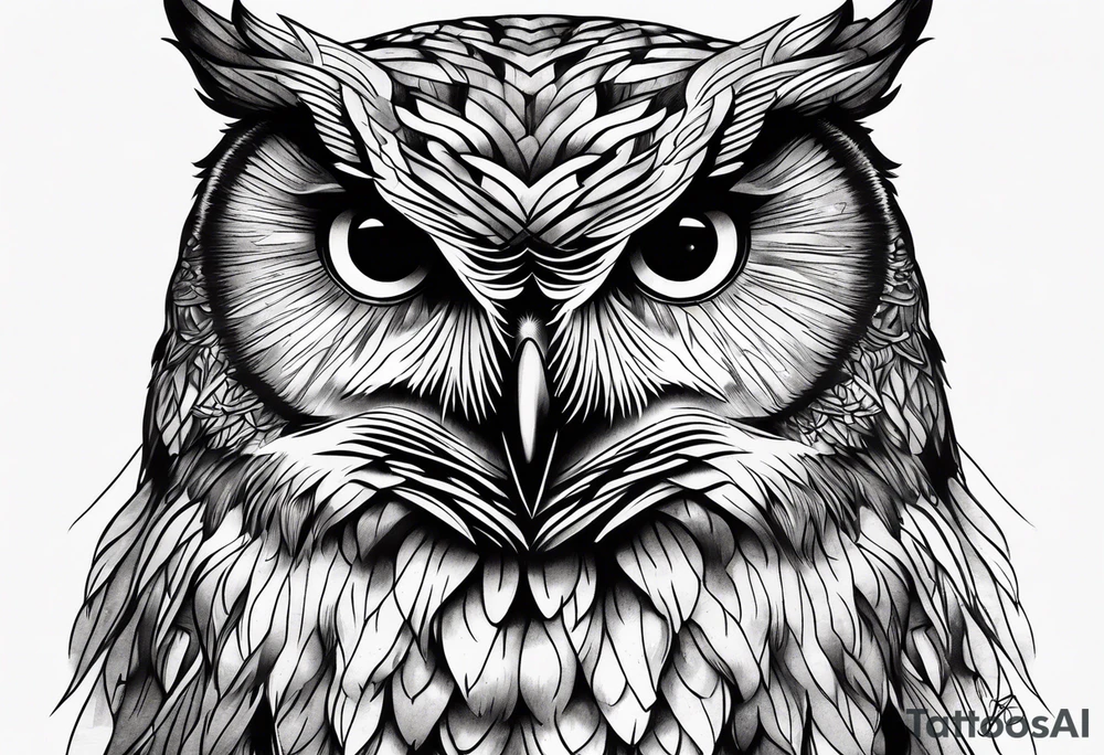 owl tattoo idea