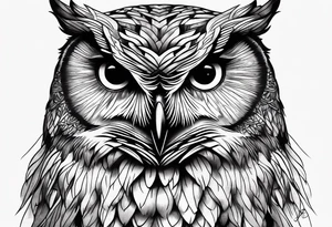owl tattoo idea
