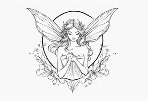 Ethereal Fairy tattoo idea